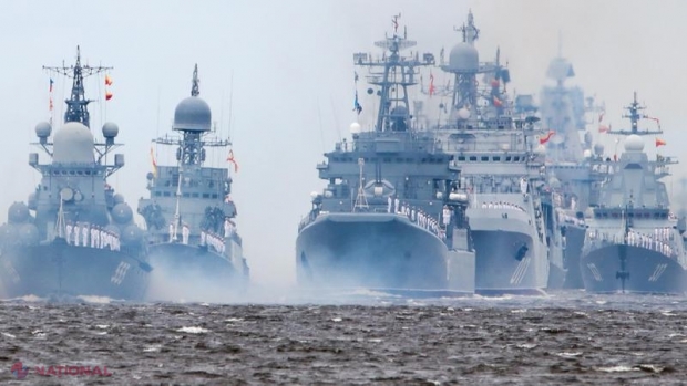 Amenințare: 12 nave rusești în Marea Neagră, inclusiv una care transportă opt rachete Kalibr