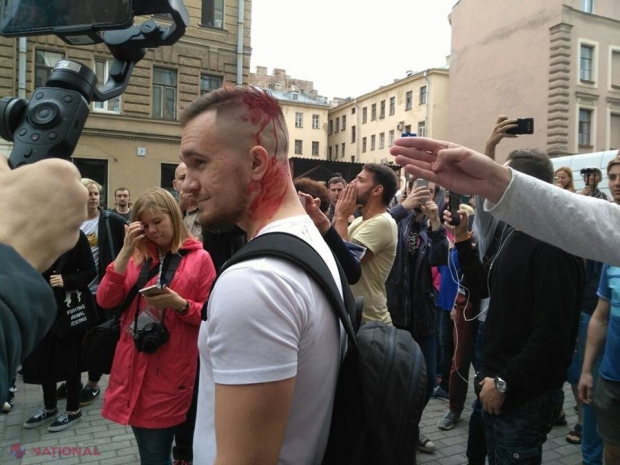 VIDEO // Cum a intervenit POLIȚIA la un miting al opoziției din Rusia. Manifestanți bătuți și plini de sânge