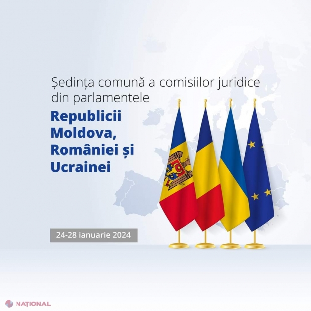 Şedinţă comună a comisiilor juridice din parlamentele României, R. Moldova şi Ucrainei: „Considerăm necesar să ne ajutăm vecinii”