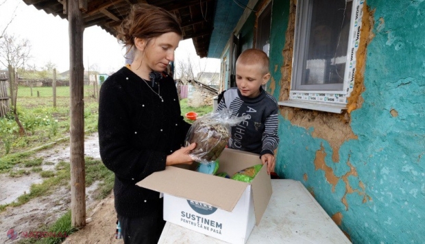 VIDEO, FOTO // Enoriașii Mănăstirii Curchi au primit cutii cu produse alimentare, oferite de Asociația A.S.I.C.S.