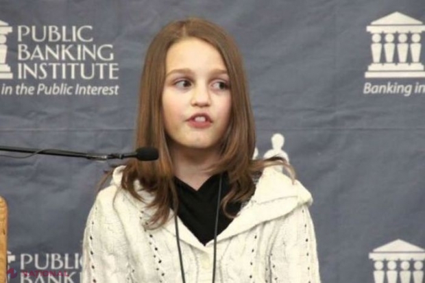 VIDEO // O fetiţă de 12 ani a dezvăluit unul dintre cel mai bine păstrate SECRETE din lume. IMORALITATEA sistemului bancar
