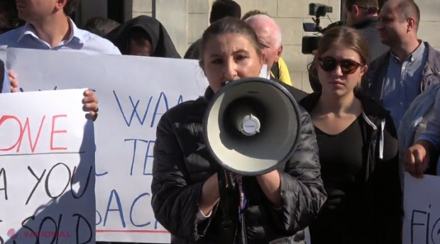 Protest ACUM la Ambasada Turciei, în legătură cu vizita lui Erdogan în R. Moldova: