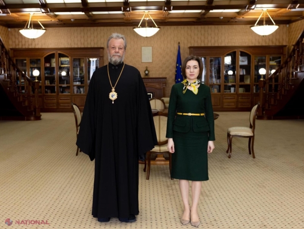 Maia Sandu, mesaj TRANȘANT pentru Mitropolitul Vladimir, subordonat Patriarhiei Rusiei: „Biserica trebuie să fie aliniată la aceste OBIECTIVE – pacea și integrarea europeană a R. Moldova”
