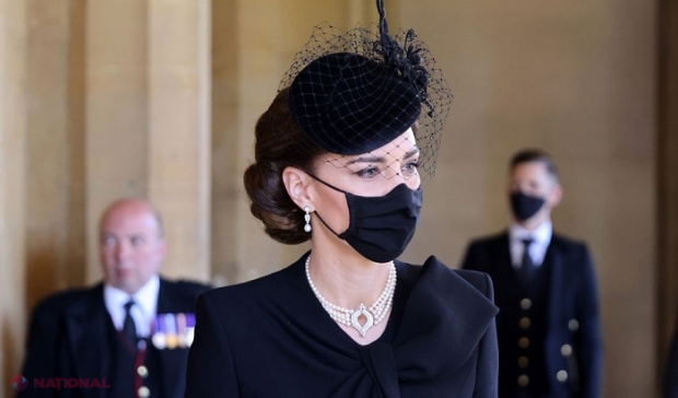 Ce semnificație au avut bijuteriile pe care Kate Middleton le-a purtat la funeraliile Prințului Philip