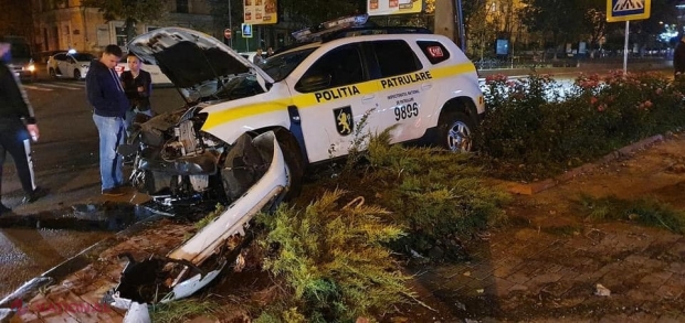 Chișinău: Șeful inspectorilor de patrulare a LOVIT un pieton. Victima, dusă cu ambulanța la spital