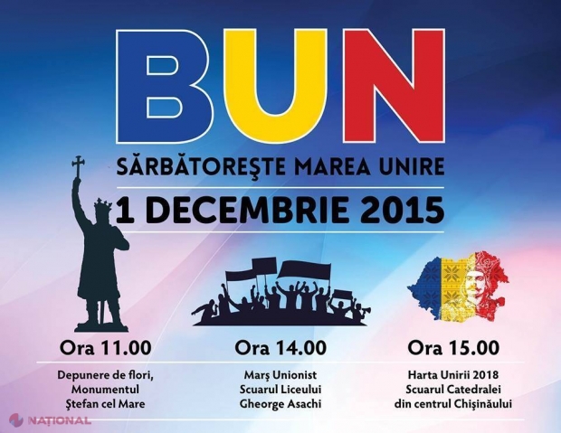 Cum va fi SĂRBĂTORITĂ Ziua Națională a României la Chișinău