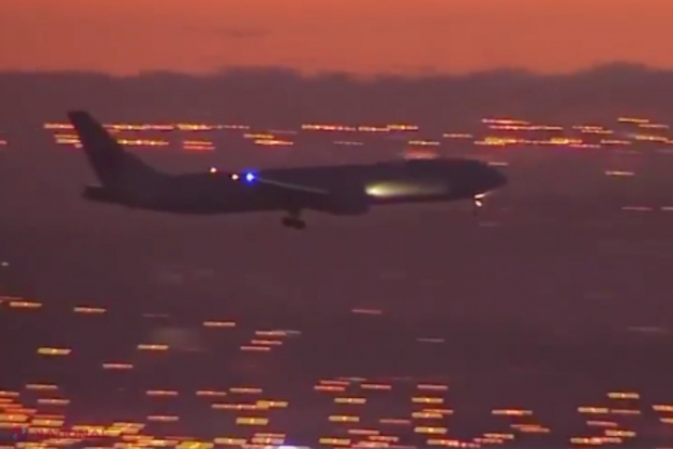 VIDEO // Avionul Air Canada, cu 128 de pasageri la bord, a aterizat forţat pe Aeroportul din Madrid 