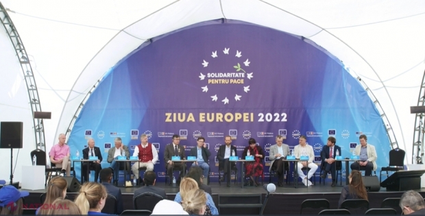 VIDEO // Ziua Europei, la Chișinău: Republica Moldova merge cu succes pe calea europeană
