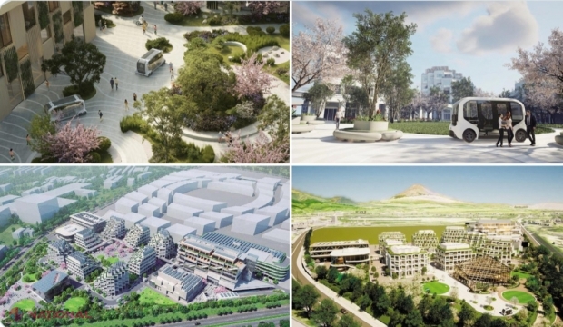 VIDEO // ,,Experiment uman în masă”. Cum arată orașul futurist construit la poalele muntelui Fuji. Acesta își așteaptă primii locuitori