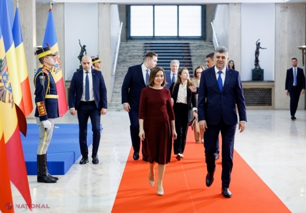 Președinta Maia Sandu, în Guvernul României: „Vă mulțumesc pentru că ne susțineți în parcursul european, pentru sprijinul acordat pentru a ne consolida sistemul de securitate” 