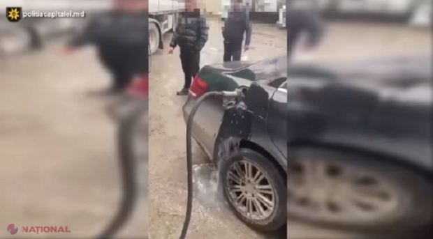VIDEO // O locație SECRETĂ de pe șoseaua Muncești unde erau comercializate ilegal și mai ieftin produse petroliere, deconspirată de Poliție: Cât costa aici un litru de motorină pentru „prieteni”