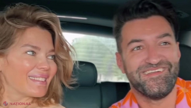 Gina Pistol, urare picantă de ziua lui Smiley și sărut pasional în ploaie. Artistul a împlinit 40 de ani
