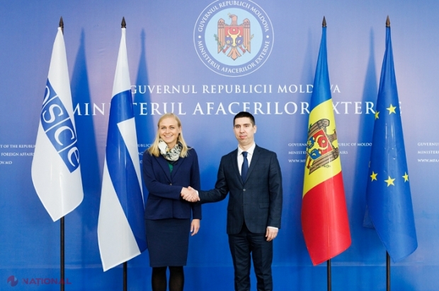 Președinta în exercițiu a OSCE, Elina Valtonen, la Chișinău: „Rusia folosește energia ca o armă. Decizia Gazprom de a stopa furnizarea de gaze în R. Moldova subminează stabilitatea economică și politică a statului și slăbește securitatea în regiune”