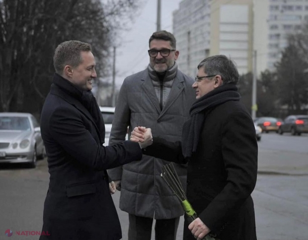 FOTO // Igor Grosu, Adrian Dupu și Cristian-Leon Țurcanu, OMAGIU pentru Alexandru Ioan Cuza: „Sărbătorim astăzi 164 de ani de la Unirea Principatelor Române, un moment care reprezintă primul pas spre formarea României moderne”