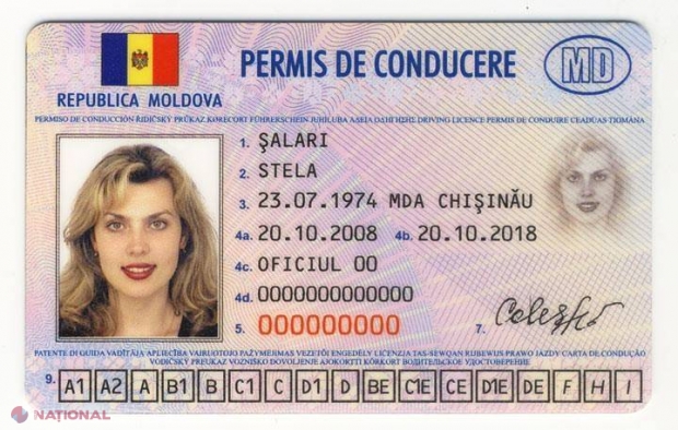 IMPORTANT // Permisele de conducere de tip vechi din R. Moldova vor mai fi valabile doar până la 1 ianuarie 2019