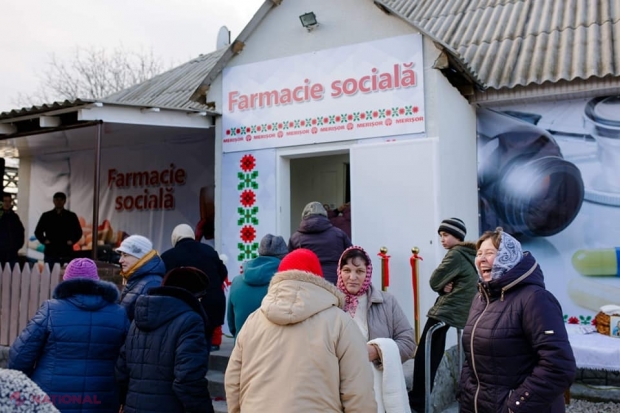 FOTO // Premieră pentru comuna Jora de Mijloc. Este prima localitate rurală unde a fost inaugurată o Farmacie Socială. Prețurile la medicamente sunt cu 40% mai mici