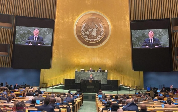 R. Moldova a reiterat sprijinul pentru suveranitatea și integritatea teritorială a Ucrainei și a pledat la ONU pentru încetarea imediată a războiului de agresiune al Federației Ruse