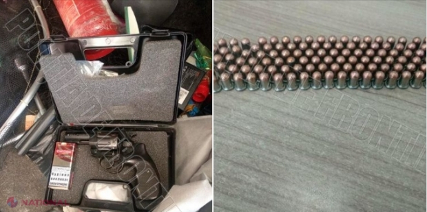 Un cetățean din Vietnam a încercat să intre în R. Moldova cu un revolver și numeroase cartușe: Ce le-a spus polițșitilor de frontieră