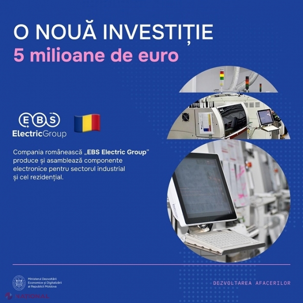 Investitor NOU în R. Moldova: O companie din România, specializată în producția și asamblarea de componente electronice, a trecut Prutul și va investi cinci milioane de euro