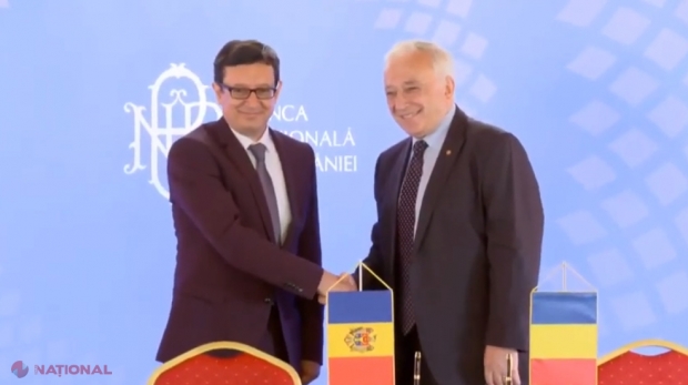 Acord de cooperare dintre BNM și BNR. Mugur Isărescu: „Noul acord urmărește dezvoltarea și EXTINDEREA cooperării, inclusiv prin schimb de informații, pentru a promova siguranța sistemelor financiar-bancare din R. Moldova și din România”