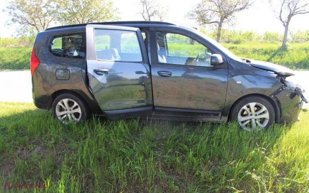 FOTO // Taximetrist din Edineț, ATACAT de pasageri: Bătut și legat, acesta a reușit să fugă din mașină și să solicite ajutorul Poliției