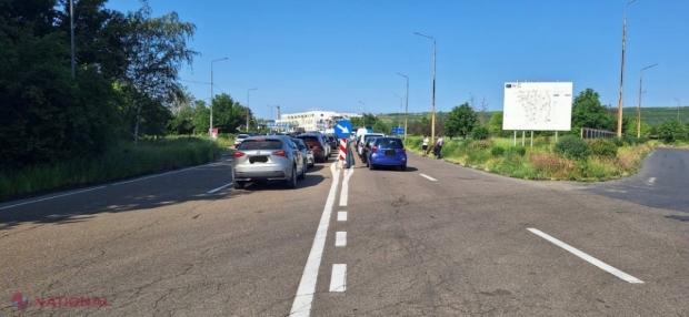 Punctul de trecere a frontierei Leușeni - Albița, luat cu asalt de moldoveni! Apelul autorităților: „La frontiera Republicii Moldova cu România sunt active șapte puncte de trecere a frontierei”