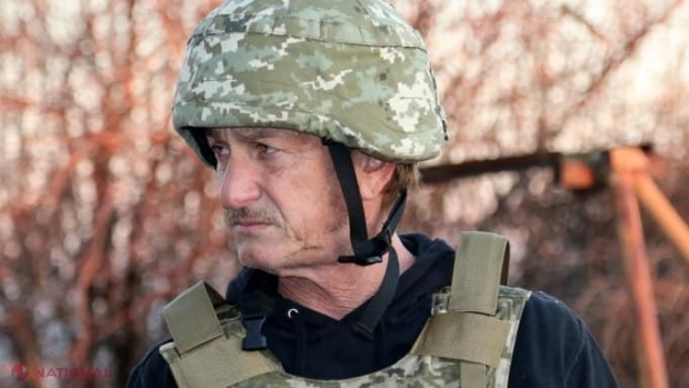 Regizorul Sean Penn, sub tirurile rușilor, la Donețk. Filmează un documentar despre invadarea Ucrainei