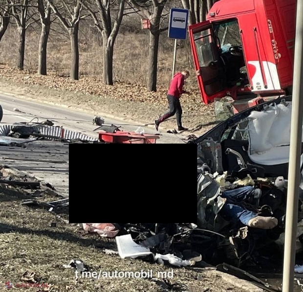 UPDATE, VIDEO // Accident teribil pe strada Petricani. Un automobil „Tesla” s-a ciocnit în viteză de un TIR, iar soferul nu a avut nicio șanșă să scape cu viață