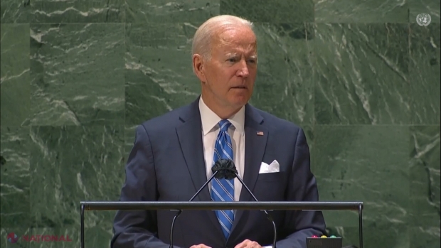 Președintele SUA, Joe Biden, a pomenit de R. Moldova în DISCURSUL său de la tribuna principală a ONU: „Lumea democratică trăiește în moldovenii mândri, care au reuşit o victorie răsunătoare pentru forţele democraţiei”