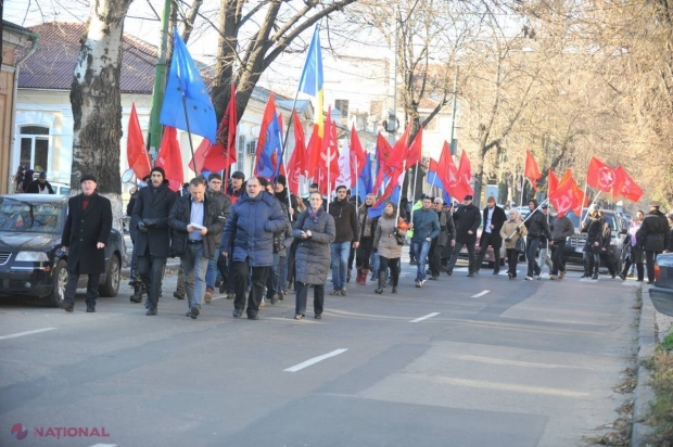 Protestul comuniștilor din fața Misiunii UE în R. Moldova este ILEGAL