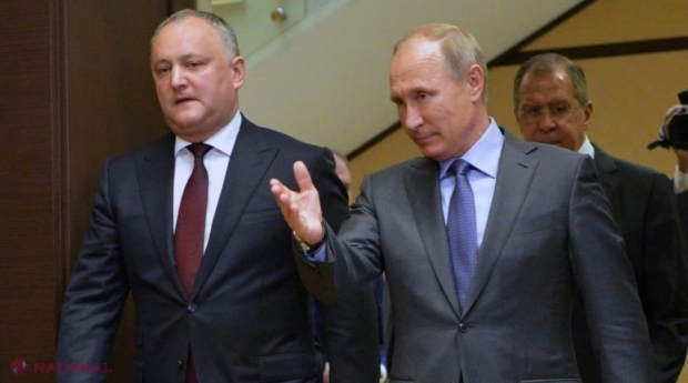 Prorusul Dodon înfige cuțitul în spate Ucrainei la comanda lui Putin. Acesta vrea ,,hălci