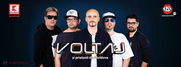 Trupa „Voltaj” va CÂNTA la Chișinău alături de alte nume CUNOSCUTE din R. Moldova