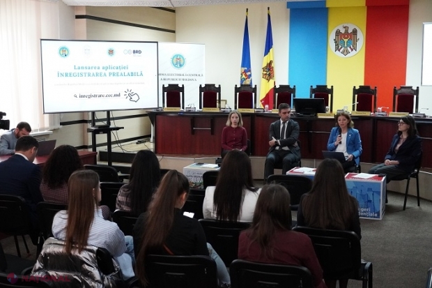 Aplicația on-line cu privire la înregistrarea prealabilă a cetățenilor R. Moldova, care vor vota prin corespondență din șase state, la alegerile prezidențiale și referendum, lansată la Chișinău: Termenul-limită pentru înregistrare este 6 septembrie