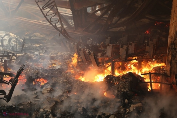 GALERIE FOTO // Directorul AIRM anunță o posibilă versiune vizavi de izbucnirea incendiului la Filarmonică: „A fost afectată inclusiv rezistența clădirii, ceea ce înseamnă că este nevoie de un poiect de reconstrucție totală”