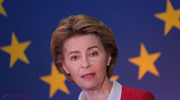 Ursula von der Leyen, mesaj de mulțumire în limba română pentru România în ziua în care la Chișinău au ajuns ajutoarele românești pentru combaterea pandemiei