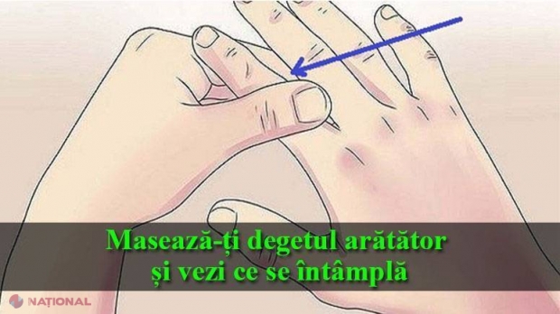 Masează-ți degetul arătător. E UIMITOR ce se întâmplă!