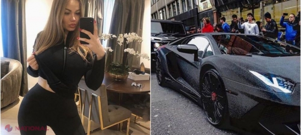 Cine este moldoveanca ce a blocat o intreagă stradă din Londra cu Lamborghiniul său decorat cu 2 milioane de cristale Swarovski