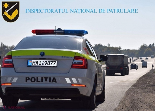 UTIL pentru șoferi: Traseele din republică unde stau inspectorii de patrulare cu RADARE