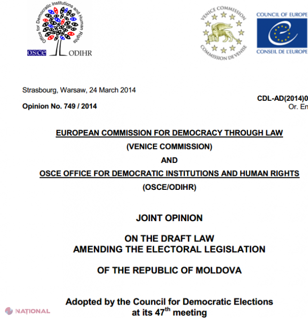 (DOC) Comisia de la Veneția, despre proiectul democraților privind VOTUL MIXT: „Această schimbare într-un an electoral îngrijorează”