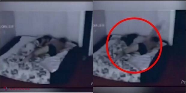 Femeia se trezea în fiecare dimineață cu vânătăi noi pe tot corpul, deși dormea dusă peste noapte. Când n-a mai rezistat a instalat o cameră de supraveghere. După ce a văzut ce se întâmpla a simțit că leșină