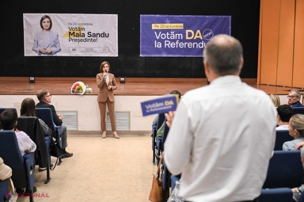 VIDEO // Maia Sandu, mesaj pentru moldovenii aflați departe, dar cu „inima rămasă acasă”: „Pe 20 octombrie, votați pentru ca R. Moldova să facă parte din familia țărilor în care voi deja vă aflați în pace și bunăstare. Turul 2 nu va fi la referendum”