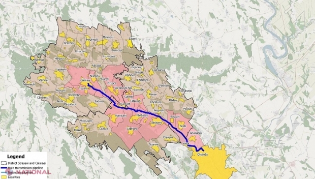 Trei oferte pentru construcția apeductului magistral Chișinău - Strășeni - Călărași, cu o lungime de 53 de kilometri