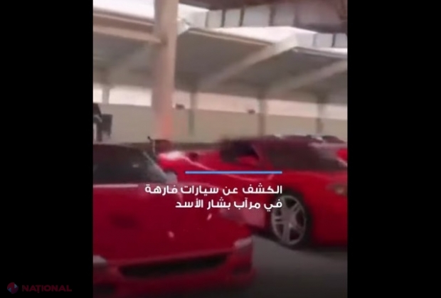 VIDEO // Zeci de mașini de lux, găsite în garajul lui Bashar al-Assad, dictatorul sirian fugit la Moscova. Imagini cu colecția sa de vehicule