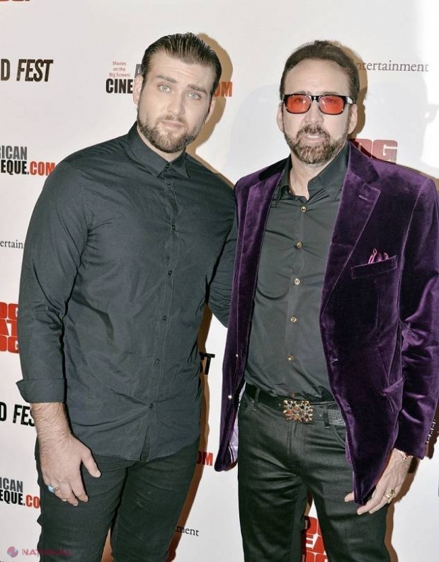 FOTO // Beizadeaua de la Hollywood: Fiul lui Nicolas Cage plăteşte preţul tupeului