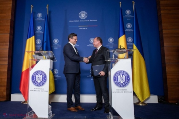 „Triunghiul Ucraina - România - R. Moldova”: Ce a discutat ministrul de Externe de la Kiev cu omologul său de la București