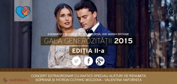 GALA GENEROZITĂȚII 2015: Cel mai mare eveniment de caritate al anului