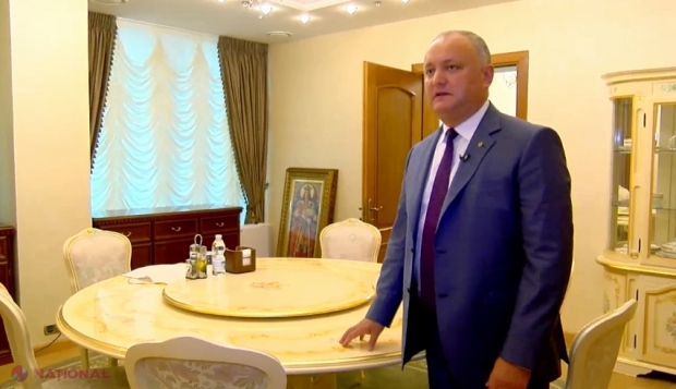 VIDEO // Igor Dodon a prezentat, în PREMIERĂ, camera SECRETĂ de la Președinție. Ce face acolo șeful statului