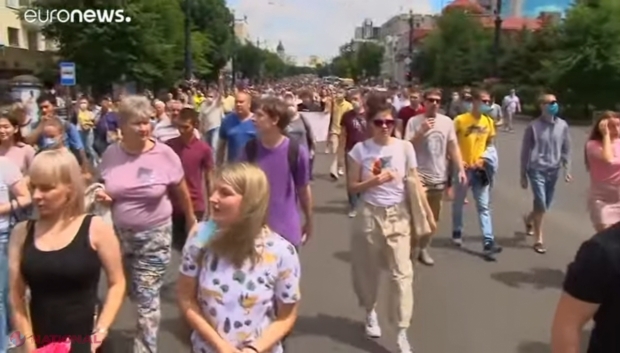 „JOS CU ȚARUL!” Proteste fără precedent împotriva lui Vladimir Putin