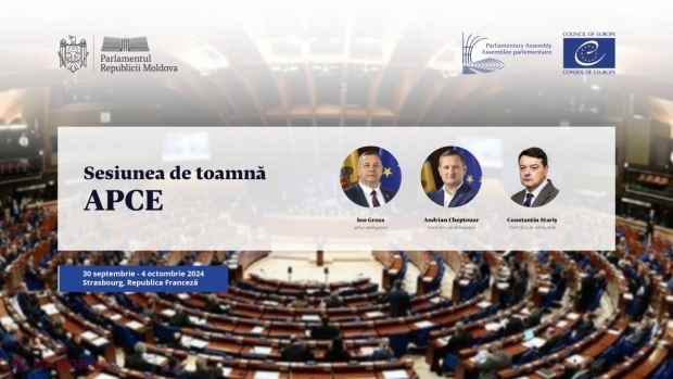 Deputați din Republica Moldova participă la Adunarea Parlamentară a Consiliului Europei. Propaganda, libertatea de informare și situația refugiaților, pe agenda discuțiilor