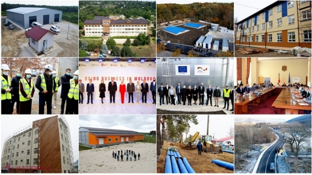 ADR Nord // Peste 221 de milioane de lei pentru 14 proiecte implementate în anul 2021 la nordul R. Moldova: Apeducte, drumuri și instituții de învățământ renovate